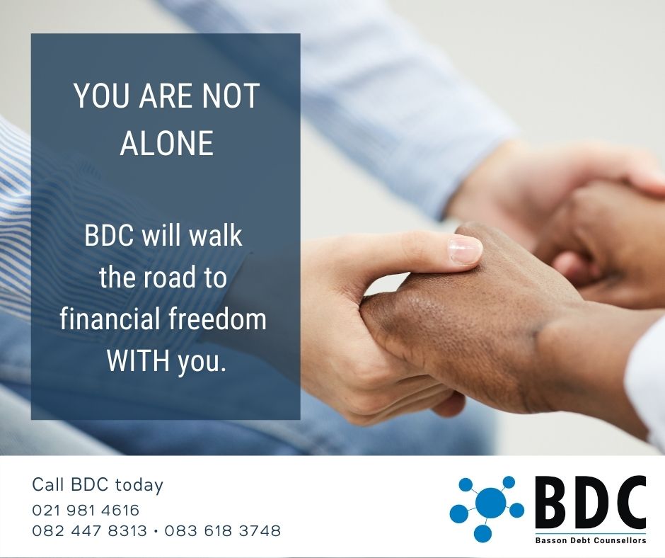 not alone with the most reliable debt review company in south africa